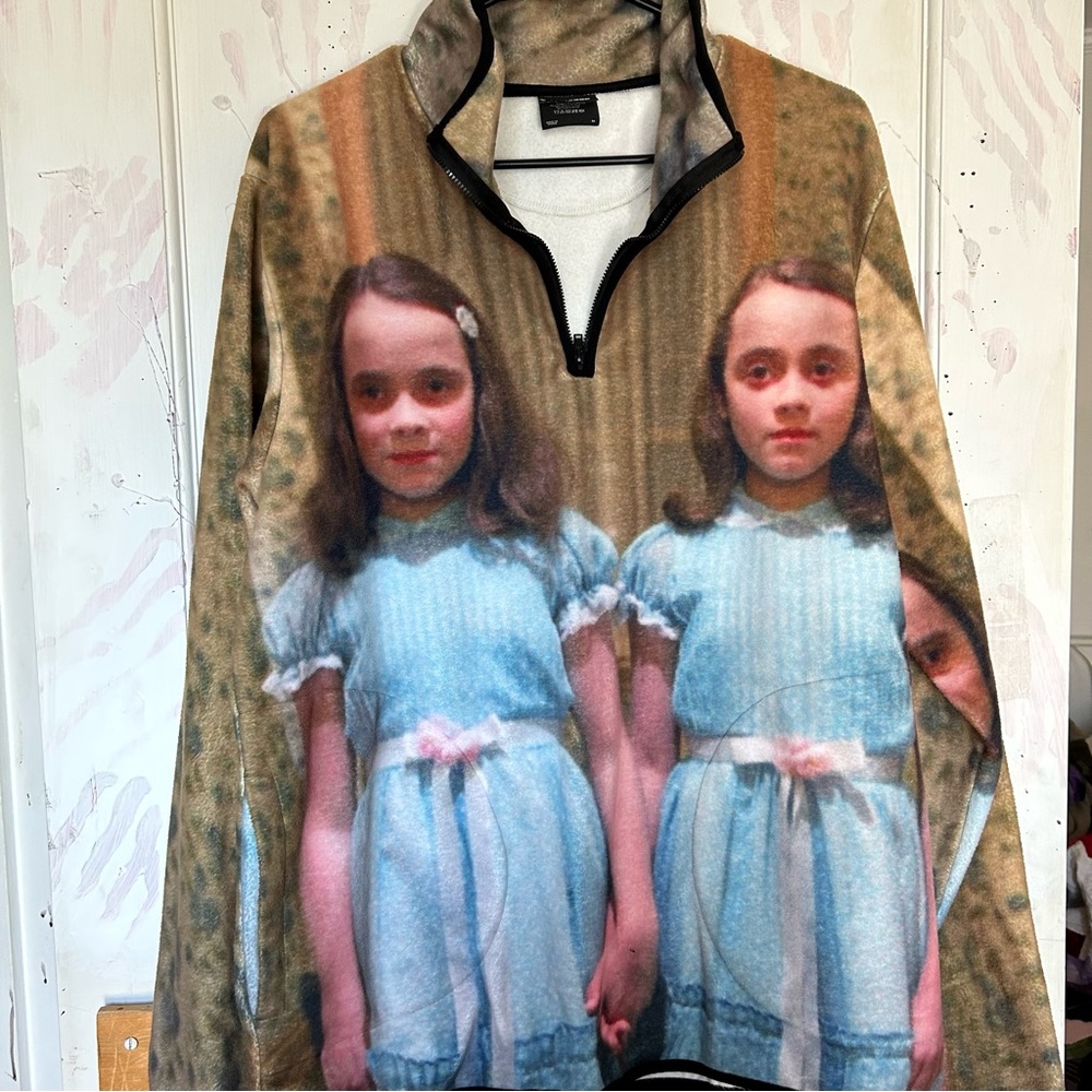 The shining twins fleece sweater